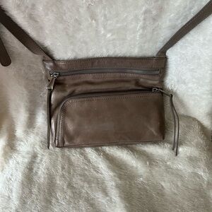 HOBO Cassie Crossbody - Taupe color